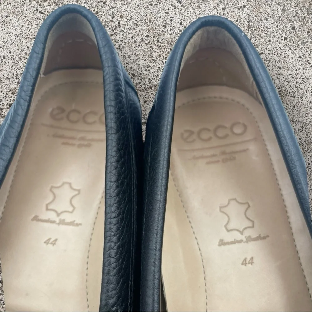 ECCO Men's Black Driving Loafers